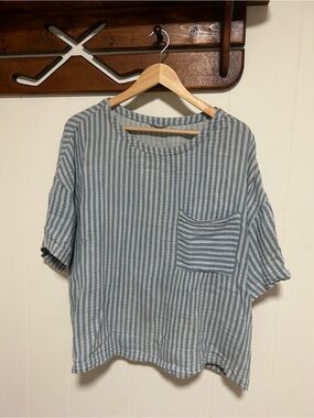 Caslon Striped Cotton Shirt